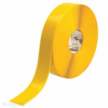 MIGHTY LINE E3476 Floor Tape Yellow 2 inx100 ft Roll, 3UAP6