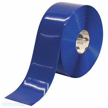 MIGHTY LINE E3477 Floor Tape Blue 4 inx100 ft Roll, 3UAP7
