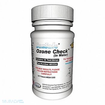 INDUSTRIAL TEST SYSTEMS Test Strips Ozone 0 to 0.5ppm PK50, 3UCW5