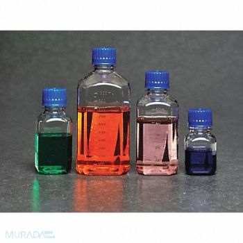 DYNALON Bottle 1000mL Plastic Narrow PK6, 3UEH6