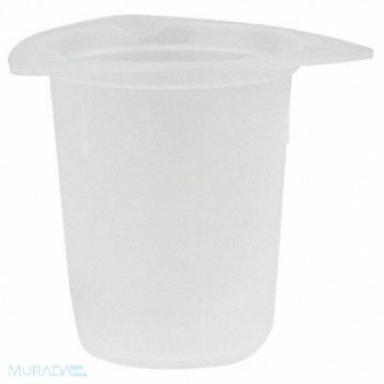 GRAINGER APPROVED Graduated Disp Beaker 50mL PP PK100, 3UEH9