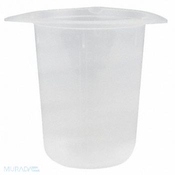 GRAINGER APPROVED Graduated Disp Beaker 400mL PP PK100, 3UEJ9