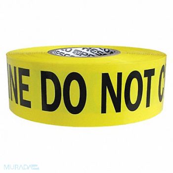 PRESCO PRODUCTS CO Barricade Tape Yllw/Slvr/Blk 1000 ft, 3UTW5