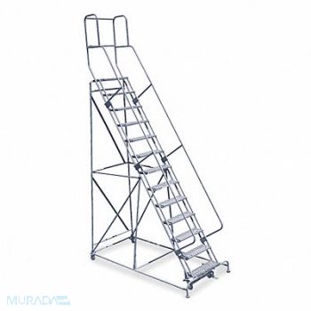 COTTERMAN Rolling Ladder Hndrl Pltfm 130 In H, 20Z393