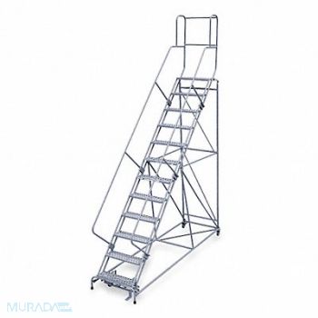COTTERMAN Rolling Ladder Hndrl Pltfm 120 In H, 20Z461
