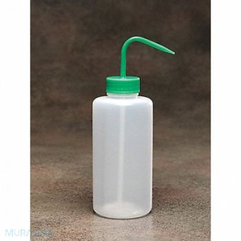 DYNALON Wash Bottle 1000mL Std Spout Plastic PK5, 3UUP9