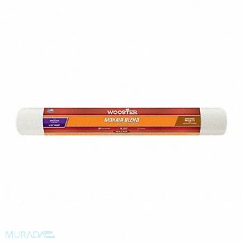 WOOSTER Roller Cover 18 L 1/4 Nap Mohair, 3UW64