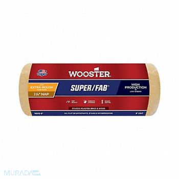WOOSTER Paint Roller Cover 9 L 1 1/4 Nap Knit, 3UW71