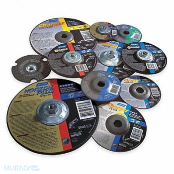 NORTON Depressed Center Wheel T27 3 in 3/8 in, 3UW97