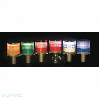 TAPCO Warning Light (4) LED Amber Solar NiMH, 3UYN6