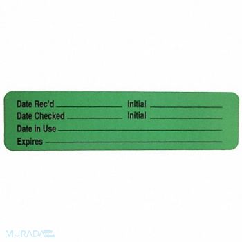 ROLL PRODUCTS Label 7/8 in H 3-1/2 in W PK1000, 3VAZ9