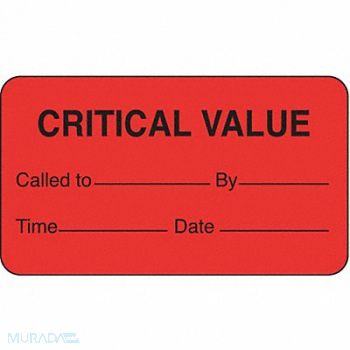 ROLL PRODUCTS Label 1-3/4 in W PK1000, 3VCE6