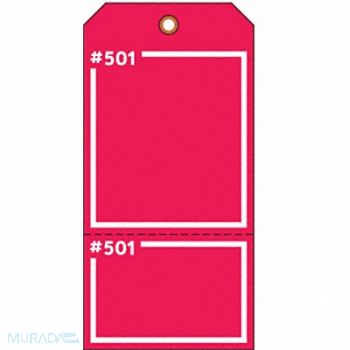 ELECTROMARK Blank Tag 5-3/4 x 2-7/8 In R PK100, 3VCX3