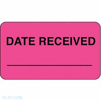 ROLL PRODUCTS Label 1 in H 1-3/4 in W PK1000, 3VDJ8