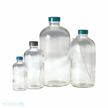 QORPAK Safety Coated Bottle 960mL Narrow PK12, 3VDX9