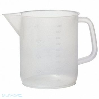DYNALON Graduated Beaker with Handle 5000mL PP, 3VEZ3