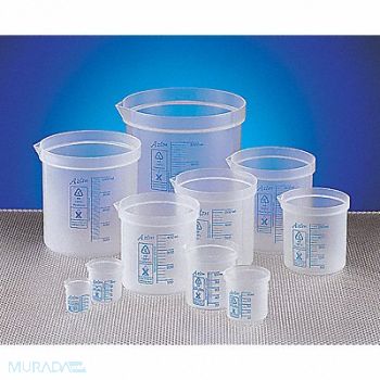 DYNALON Graduated Beaker Set 50mL-1000mL PP, 8XUL1