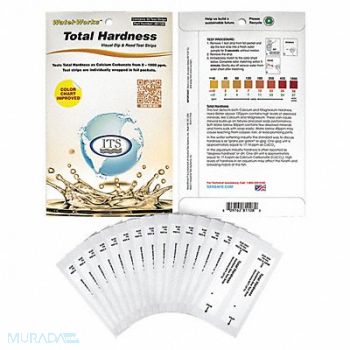 INDUSTRIAL TEST SYSTEMS Test Strip Total Hardness 0-1000ppm PK30, 3VEZ7
