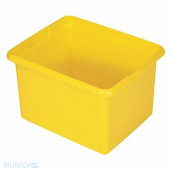 RUBBERMAID COMMERCIAL PRODUCTS Organizing Bin 11 in L Yellow, 3VMK8