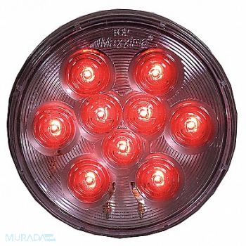 MAXXIMA Stop/Turn/Tail Light Round Clear 1.8inW, 3VNC8