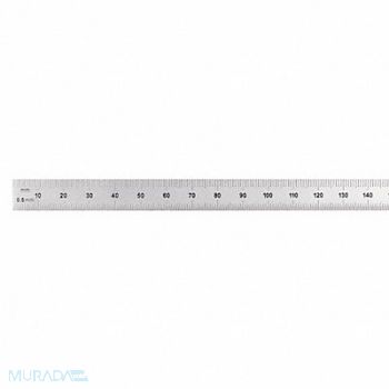 GENERAL Flexible Steel Rule 12 In SAE/Metric, 3VZN1