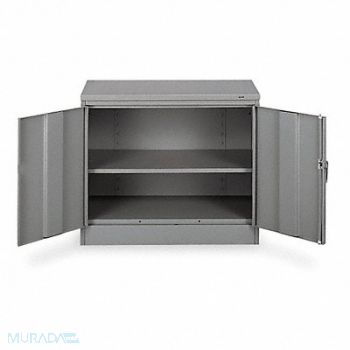 TENNSCO Shelving Cabinet 30 H 36 W Medium Gray, 3W086