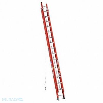 WERNER Extension Ladder Fiberglass 32 ft IA, 3W185