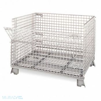 NASHVILLE WIRE Clps Bulk Ctr Silver Vented 43 in, 3W552