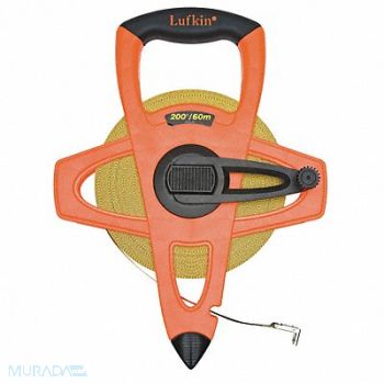 CRESCENT LUFKIN Tape Measure 1/2 Inx200 ft Orange/Black, 3WAW5