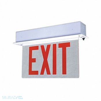 BIG BEAM Edg-Lt ExtSgn Steel Wht 15 3/8in 14W, 3WCU4