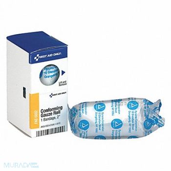 FIRST AID ONLY Conforming Gauze Roll Bandage Sterile No, 3WHR9