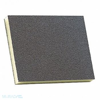 NORTON Sanding Sponge 3 3/4 in W 4 3/4 in L, 3WK97