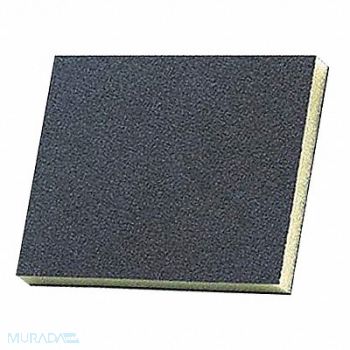 NORTON Sanding Sponge 3 3/4 in W 4 3/4 in L, 3WK98