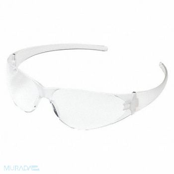 MCR SAFETY Safety Glasses Clear, 3WMF4