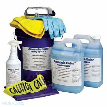 AMMONIA EATER Ammonia Spill Kit, 3WMV3