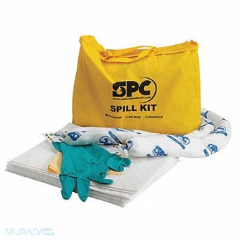 BRADY SPC ABSORBENTS Spill Kit Oil-Based Liquids Yellow, 3WNF4