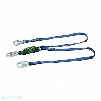 HONEYWELL MILLER Shock-Absorbing Lanyard 6 ft 310 lb., 3WNP5