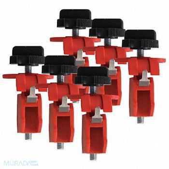 BRADY Lockout Breaker Tie Bar PK6, 3WNY2