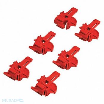 BRADY Fuse Lockout Fits 9/16 in Fuses PK6, 3WPL7