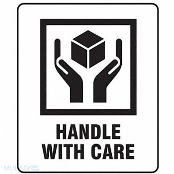 GRAINGER APPROVED Instructional Label Care PK500, 3WRX1