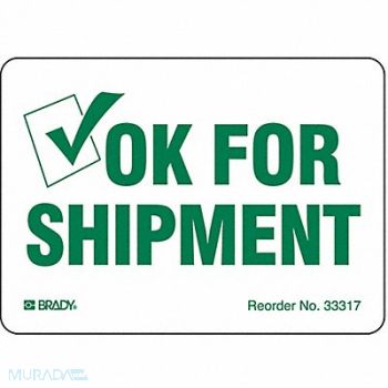 BRADY Instructional Label Inspection PK100, 3WTC1