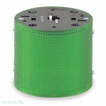 FEDERAL SIGNAL Tower Light LED Module 120V 100mm Grn, 3WU48