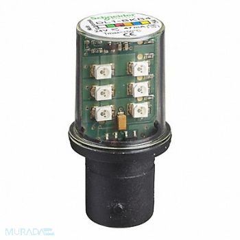 SCHNEIDER ELECTRIC Flashing LED Lamp Red 24VAC/DC 7W, 3XB58