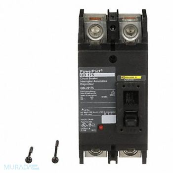SQUARE D Circuit Breaker 175A 2P 240VAC QB, 3XB97