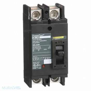 SQUARE D Circuit Breaker 200A 2P 240VAC QB, 3XB98