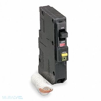 SQUARE D Circuit Breaker 15A Plug In 120V 1P, 3XE17