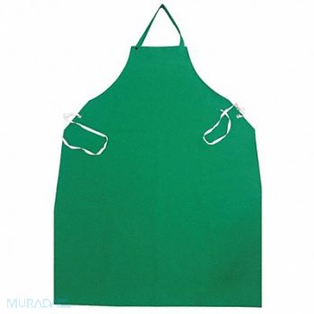 CONDOR Bib Apron Universal Green PVC/Polyester, 3XE79