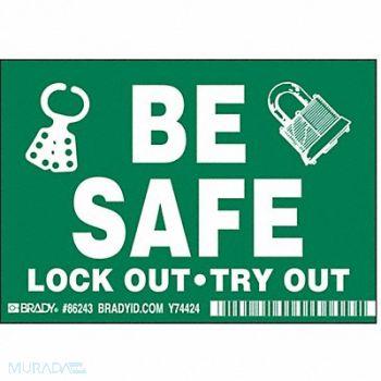 BRADY Label 3 1/2 inx5 in Polyester PK5, 3XEC2