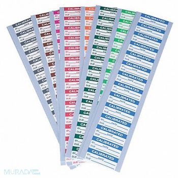 STRANCO INC Inspection Label English 5/8in H PK182, 3XFG1