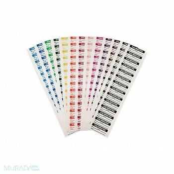 STRANCO INC Calibration Label Color Pack ENG PK182, 3XFG5